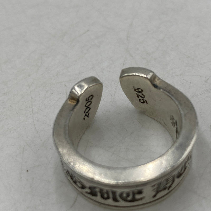 【中古品】【メンズ】 CHROME HEARTS クロムハーツ 925 SCROLL LABEL RING スクロール ラベル リング 指輪 アクセサリー 190-250806-as-11-izu カラー：シルバー 万代Net店