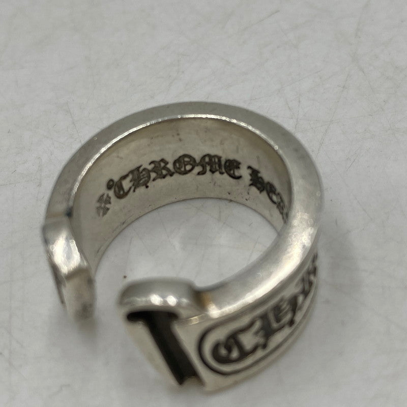 【中古品】【メンズ】 CHROME HEARTS クロムハーツ 925 SCROLL LABEL RING スクロール ラベル リング 指輪 アクセサリー 190-250806-as-11-izu カラー：シルバー 万代Net店