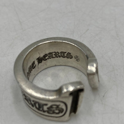 【中古品】【メンズ】 CHROME HEARTS クロムハーツ 925 SCROLL LABEL RING スクロール ラベル リング 指輪 アクセサリー 190-250806-as-11-izu カラー：シルバー 万代Net店