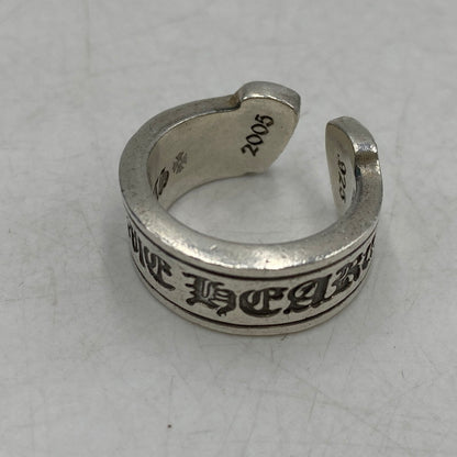 【中古品】【メンズ】 CHROME HEARTS クロムハーツ 925 SCROLL LABEL RING スクロール ラベル リング 指輪 アクセサリー 190-250806-as-11-izu カラー：シルバー 万代Net店