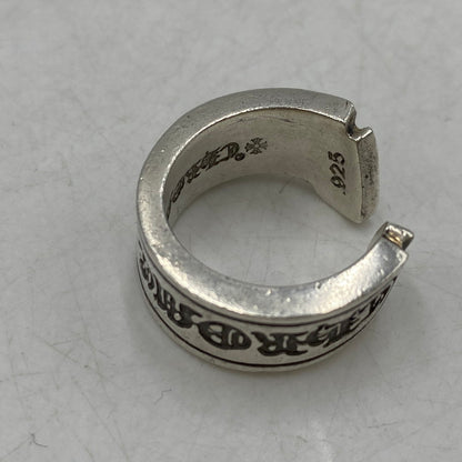【中古品】【メンズ】 CHROME HEARTS クロムハーツ 925 SCROLL LABEL RING スクロール ラベル リング 指輪 アクセサリー 190-250806-as-11-izu カラー：シルバー 万代Net店