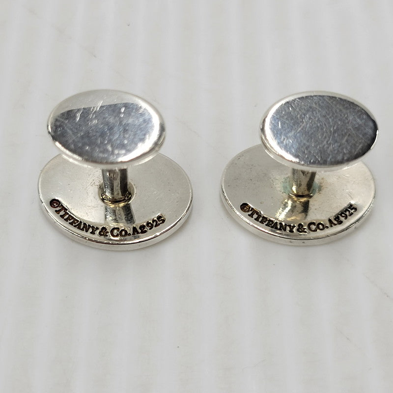 【中古品】【メンズ】 TIFFANY&Co. ティファニー 925 RETURN TO SILVER OVAL CUFFS リターン トゥ オーバル カフス 182-250727-as-09-izu カラー：シルバー 万代Net店