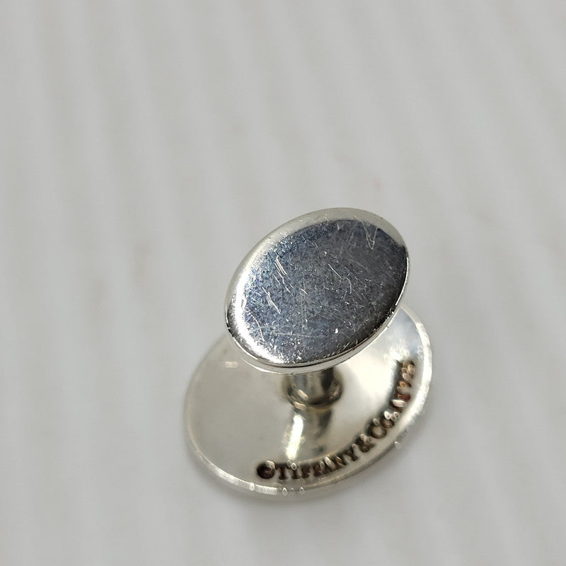 【中古品】【メンズ】 TIFFANY&Co. ティファニー 925 RETURN TO SILVER OVAL CUFFS リターン トゥ オーバル カフス 182-250727-as-09-izu カラー：シルバー 万代Net店
