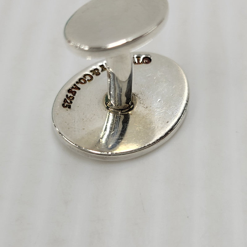 【中古品】【メンズ】 TIFFANY&Co. ティファニー 925 RETURN TO SILVER OVAL CUFFS リターン トゥ オーバル カフス 182-250727-as-09-izu カラー：シルバー 万代Net店