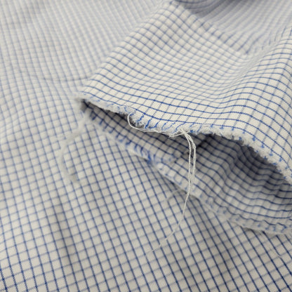 【中古品】【メンズ】 Brooks Brothers ブルックスブラザーズ 346 BUTTON DOWN CHECK SHIRT ボタンダウン チェックシャツ 長袖 トップス 146-250727-as-23-izu サイズ：17-2/3 カラー：ブルー×ホワイト 万代Net店