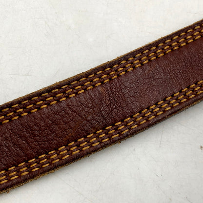 【中古品】【メンズ/レディース】 NEPENTHES ネペンテス RING BUCKLE LEATHER BELT リング バックル レザー ベルト 208-250728-ya-09-izu カラー：BROWN 万代Net店