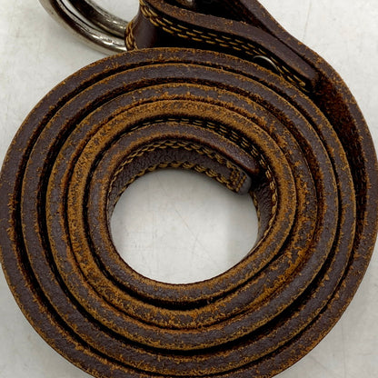 【中古品】【メンズ/レディース】 NEPENTHES ネペンテス RING BUCKLE LEATHER BELT リング バックル レザー ベルト 208-250728-ya-09-izu カラー：BROWN 万代Net店