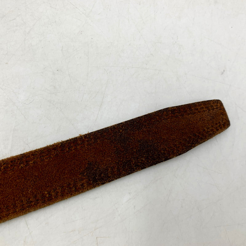 【中古品】【メンズ/レディース】 NEPENTHES ネペンテス RING BUCKLE LEATHER BELT リング バックル レザー ベルト 208-250728-ya-09-izu カラー：BROWN 万代Net店