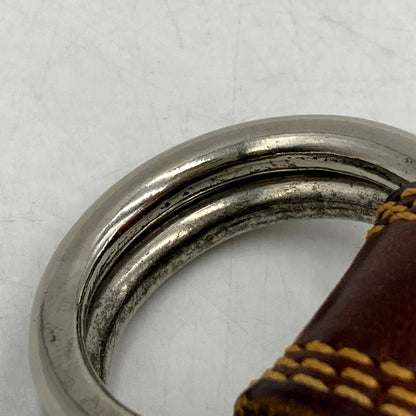 【中古品】【メンズ/レディース】 NEPENTHES ネペンテス RING BUCKLE LEATHER BELT リング バックル レザー ベルト 208-250728-ya-09-izu カラー：BROWN 万代Net店