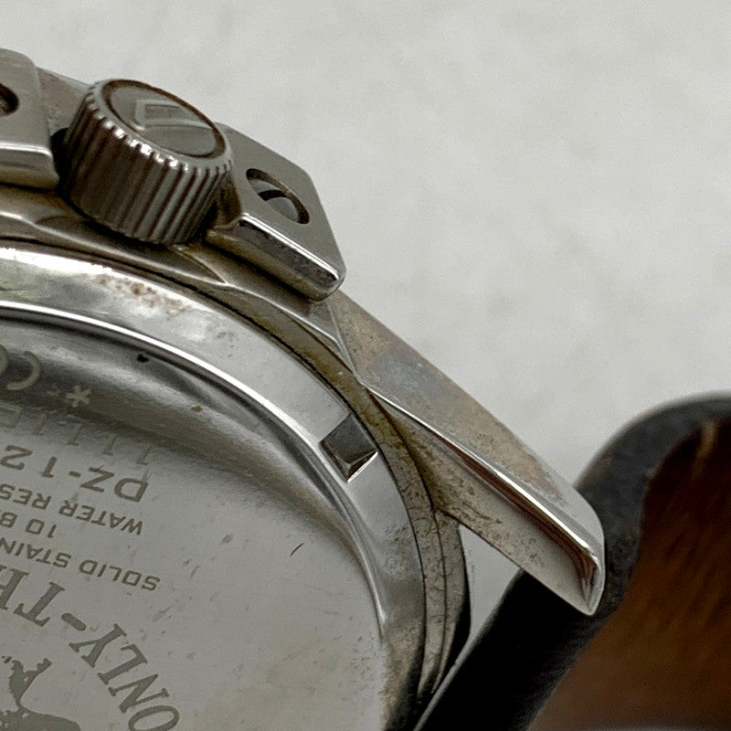 【中古品】【メンズ/レディース】 DIESEL ディーゼル MASTER CHIEF DZ-1206 マスターチーフ 腕時計 198-250905-as-05-izu カラー：ブラック×シルバー×ブラウン 万代Net店