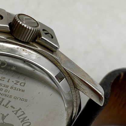 【中古品】【メンズ/レディース】 DIESEL ディーゼル MASTER CHIEF DZ-1206 マスターチーフ 腕時計 198-250905-as-05-izu カラー：ブラック×シルバー×ブラウン 万代Net店