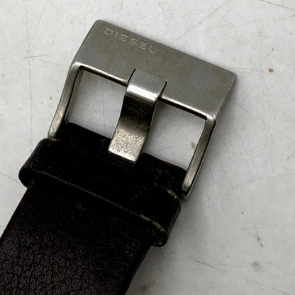 【中古品】【メンズ/レディース】 DIESEL ディーゼル MASTER CHIEF DZ-1206 マスターチーフ 腕時計 198-250905-as-05-izu カラー：ブラック×シルバー×ブラウン 万代Net店