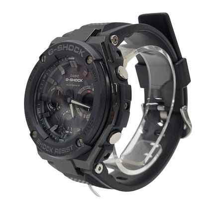 【中古品】【メンズ/レディース】 RADIO SOLAR WATCH GST-W100 SERIES GST-W100G ソーラー ウォッチ 腕時計 196-250801-as-11-izu サイズ：59.1 × 52.4 × 16.1 mm カラー：ブラック 万代Net店