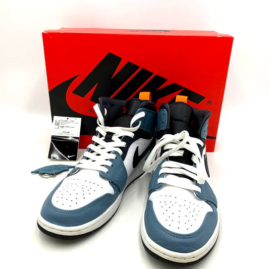【中古品】【メンズ】 NIKE×FACETASM ナイキ×ファセッタズム CU2802-100 AIR JORDAN 1 MID エアジョーダン 1 ミッド 靴 スニーカー シューズ 160-250731-ma-01-izu サイズ：28cm カラー：WHITE/NAVY 万代Net店