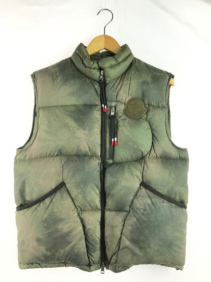 【中古品】【メンズ】 MONCLER モンクレール MONCLER E20914338785 V0061 MIR GILET DOWN VEST ミール ジレ ダウンベスト 141-251117-na-01-tag サイズ：1 カラー：カーキ 万代Net店