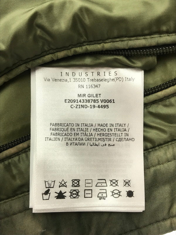 【中古品】【メンズ】 MONCLER モンクレール MONCLER E20914338785 V0061 MIR GILET DOWN VEST ミール ジレ ダウンベスト 141-251117-na-01-tag サイズ：1 カラー：カーキ 万代Net店