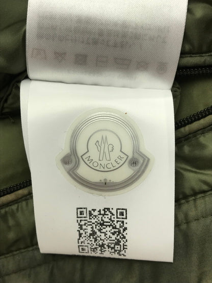 【中古品】【メンズ】 MONCLER モンクレール MONCLER E20914338785 V0061 MIR GILET DOWN VEST ミール ジレ ダウンベスト 141-251117-na-01-tag サイズ：1 カラー：カーキ 万代Net店