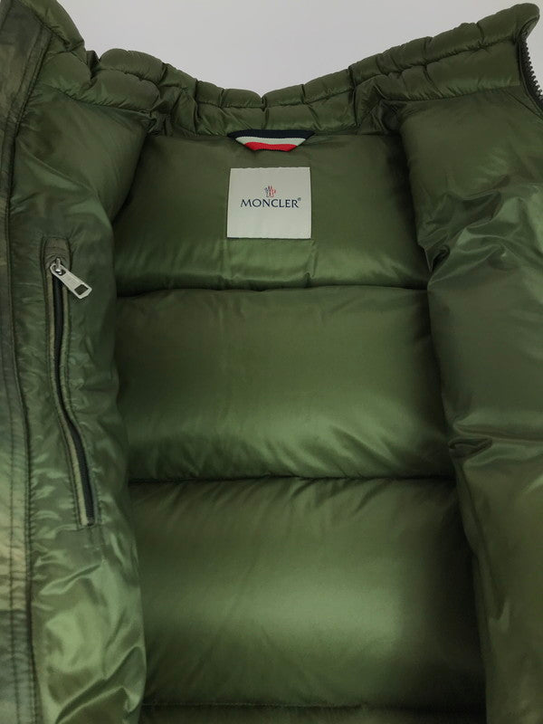 【中古品】【メンズ】 MONCLER モンクレール MONCLER E20914338785 V0061 MIR GILET DOWN VEST ミール ジレ ダウンベスト 141-251117-na-01-tag サイズ：1 カラー：カーキ 万代Net店