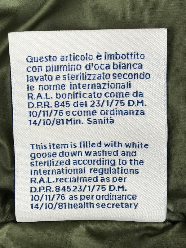 【中古品】【メンズ】 MONCLER モンクレール MONCLER E20914338785 V0061 MIR GILET DOWN VEST ミール ジレ ダウンベスト 141-251117-na-01-tag サイズ：1 カラー：カーキ 万代Net店