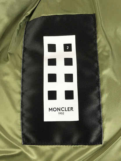 【中古品】【メンズ】 MONCLER モンクレール MONCLER E20914338785 V0061 MIR GILET DOWN VEST ミール ジレ ダウンベスト 141-251117-na-01-tag サイズ：1 カラー：カーキ 万代Net店