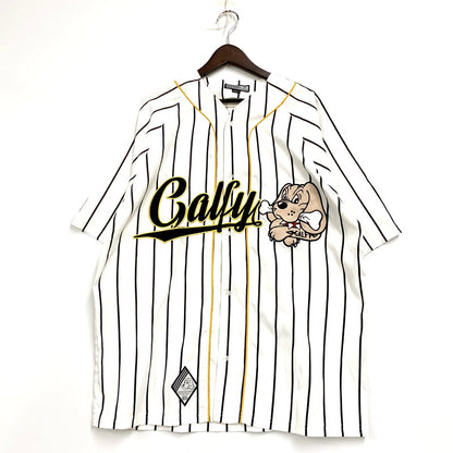【中古品】【メンズ】 GALFY ガルフィー TEAM SHIRT 122036 チームシャツ 東名阪 半袖 トップス 142-250802-as-15-izu サイズ：L カラー：ホワイト 万代Net店