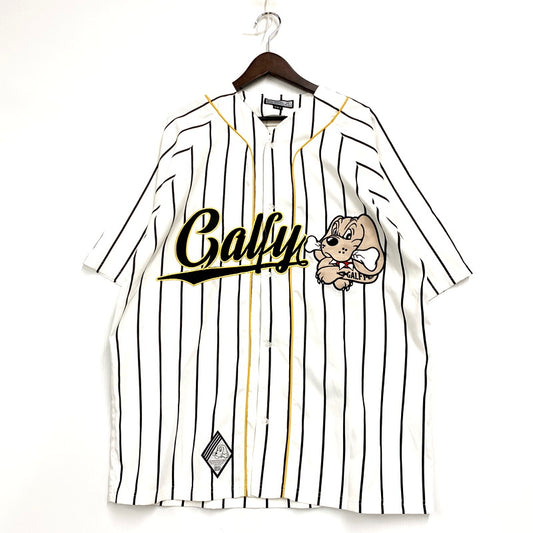 【中古品】【メンズ】 GALFY ガルフィー TEAM SHIRT 122036 チームシャツ 東名阪 半袖 トップス 142-250802-as-15-izu サイズ：L カラー：ホワイト 万代Net店