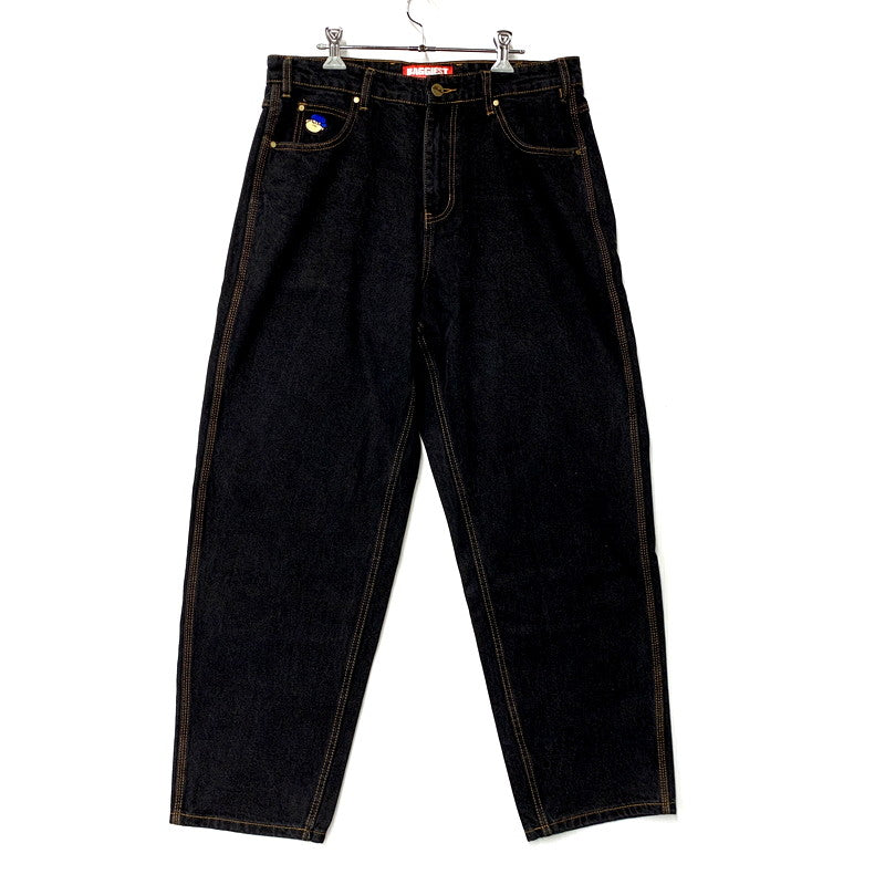 【中古品】【メンズ】 BUTTER バター グッズ BAGGY DENIM PANTS バギー デニム パンツ 153-250729-rk-04-izu サイズ：30×32 カラー：ブラック 万代Net店