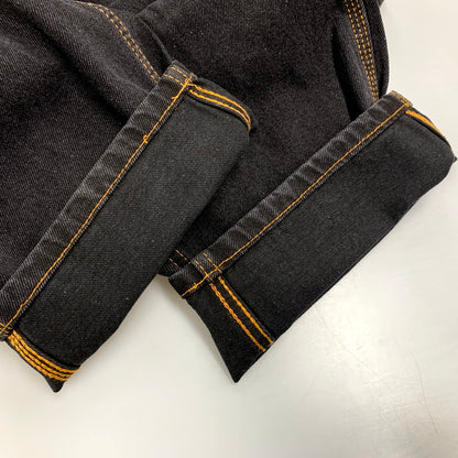 【中古品】【メンズ】 BUTTER バター グッズ BAGGY DENIM PANTS バギー デニム パンツ 153-250729-rk-04-izu サイズ：30×32 カラー：ブラック 万代Net店