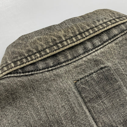 【中古品】【メンズ】 EMPIRE エンパイア DARTS DENIM JACKET ダーツ デニム ジャケット アウター 142-250801-as-03-izu サイズ：L カラー：グレー系 万代Net店