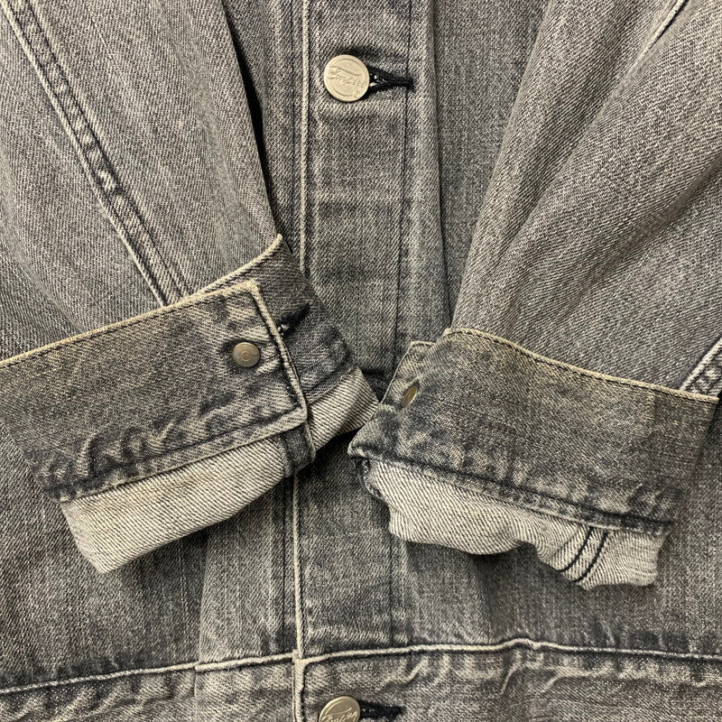 【中古品】【メンズ】 EMPIRE エンパイア DARTS DENIM JACKET ダーツ デニム ジャケット アウター 142-250801-as-03-izu サイズ：L カラー：グレー系 万代Net店