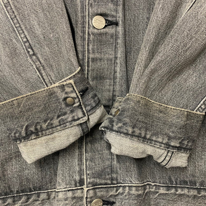 【中古品】【メンズ】 EMPIRE エンパイア DARTS DENIM JACKET ダーツ デニム ジャケット アウター 142-250801-as-03-izu サイズ：L カラー：グレー系 万代Net店