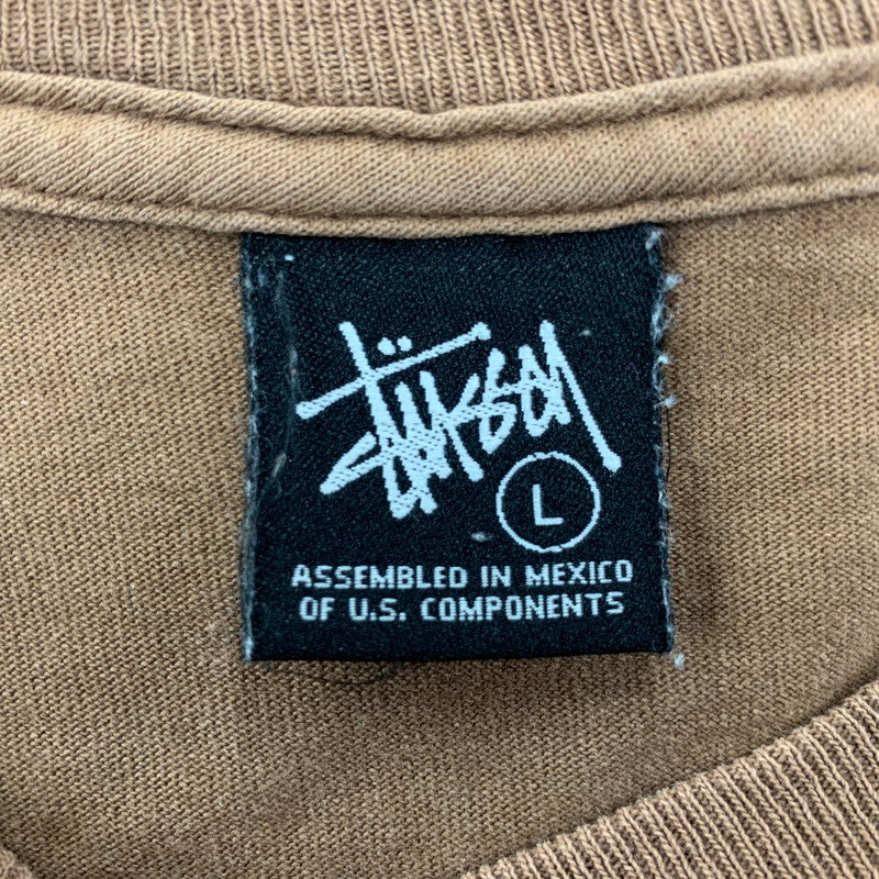 【現状渡し品】【メンズ】 OLD STUSSY オールド ステューシー OKAY BIG BOYS PRINT オーケー ビッグ ボーイズ プリント SS TEE ショートスリーブ Tシャツ トップス 半袖 142-250806-ya-04-izu サイズ：L カラー：BROWN 万代Net店