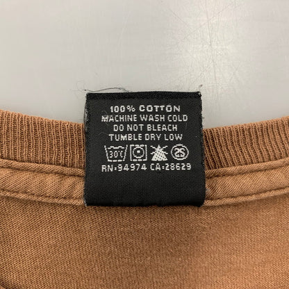 【現状渡し品】【メンズ】 OLD STUSSY オールド ステューシー OKAY BIG BOYS PRINT オーケー ビッグ ボーイズ プリント SS TEE ショートスリーブ Tシャツ トップス 半袖 142-250806-ya-04-izu サイズ：L カラー：BROWN 万代Net店