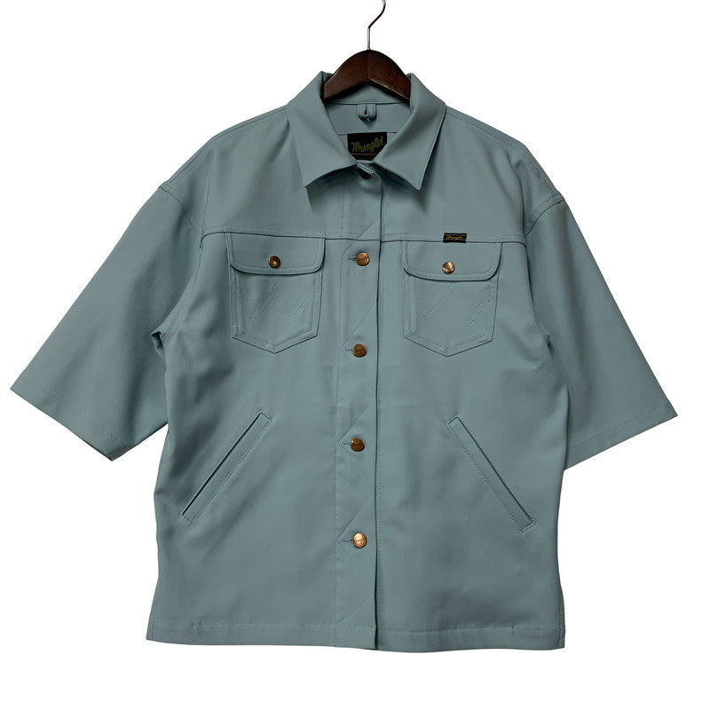 【中古品】【メンズ】 Wrangler ラングラー ×CREOLME クレオルム 別注 HALF SLEEVE JACKET ハーフ スリーブ ジャケット アウター 169-250802-rk-17-izu サイズ：FREE カラー：ライトブルー 万代Net店