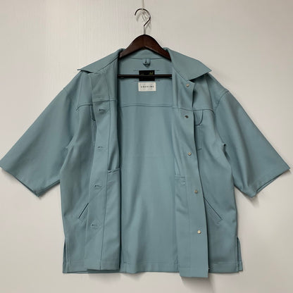 【中古品】【メンズ】 Wrangler ラングラー ×CREOLME クレオルム 別注 HALF SLEEVE JACKET ハーフ スリーブ ジャケット アウター 169-250802-rk-17-izu サイズ：FREE カラー：ライトブルー 万代Net店