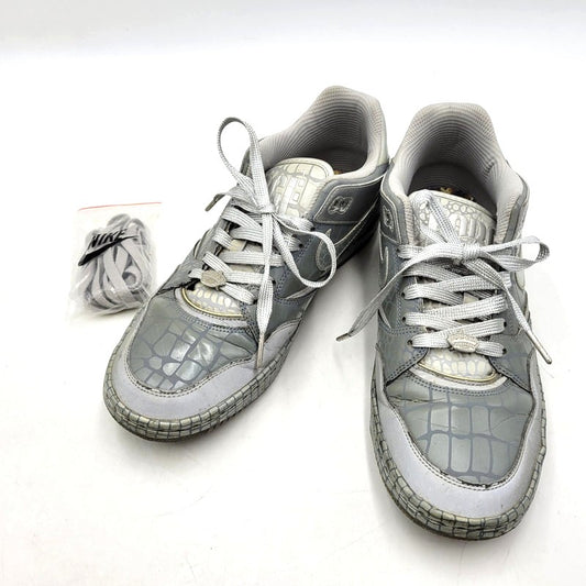 【中古品】【メンズ】 NIKE ナイキ SKY FORCE 88 LOW LTR QS 503767-001 スカイフォース88 ロー レザー QS スニーカー シューズ 靴 160-250930-as-20-izu サイズ：27.5cm カラー：グレー系×シルバー 万代Net店