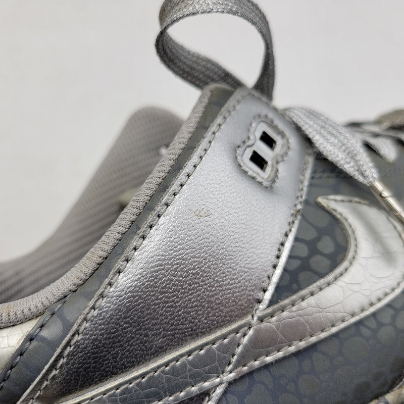 【中古品】【メンズ】 NIKE ナイキ SKY FORCE 88 LOW LTR QS 503767-001 スカイフォース88 ロー レザー QS スニーカー シューズ 靴 160-250930-as-20-izu サイズ：27.5cm カラー：グレー系×シルバー 万代Net店