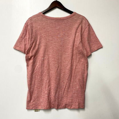 【中古品】【メンズ】 OLD STUSSY×CHAMPION オールドステューシー×チャンピオン C8-X305 両シングル ランタグ STUSSY COLLEGE SS TEE ステューシーカレッジショートスリーブT トップス 半袖 142-250730-ma-01-izu サイズ：M カラー：赤系 万代Net店