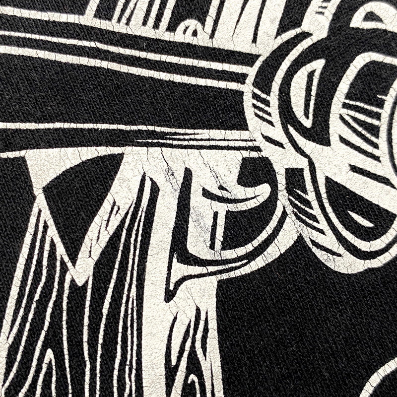 【現状渡し品】【メンズ】 STUSSY×NEIGHBORHOOD×SA STUDIO MR.CARTOON ステューシー×ネイバーフッド×エスエースタジオ ミスターカートゥーン 00S BONEYARDS SS TEE 00年代 ボーンヤーズ ショートスリーブT 142-250729-ma-25-izu サイズ：S カラー：黒 万代Net店