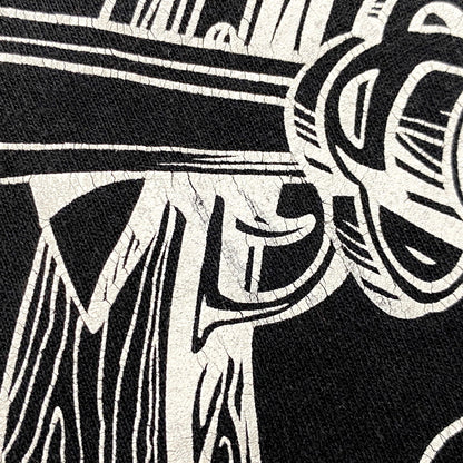 【現状渡し品】【メンズ】 STUSSY×NEIGHBORHOOD×SA STUDIO MR.CARTOON ステューシー×ネイバーフッド×エスエースタジオ ミスターカートゥーン 00S BONEYARDS SS TEE 00年代 ボーンヤーズ ショートスリーブT 142-250729-ma-25-izu サイズ：S カラー：黒 万代Net店