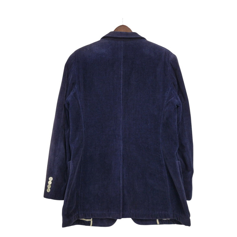 【現状渡し品】【メンズ】 POLO RALPH LAUREN 大文字タグ CORDUROY BLAZER JACKET コーデュロイ ブレザー ジャケットアウター 146-250730-rk-06-izu サイズ：表記なし カラー：ネイビー 万代Net店
