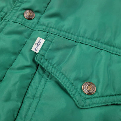 【現状渡し品】【メンズ】 Levi's リーバイス 白タブ USA製 NYLON VEST ナイロン ベスト 146-250730-rk-04-izu サイズ：L カラー：グリーン 万代Net店