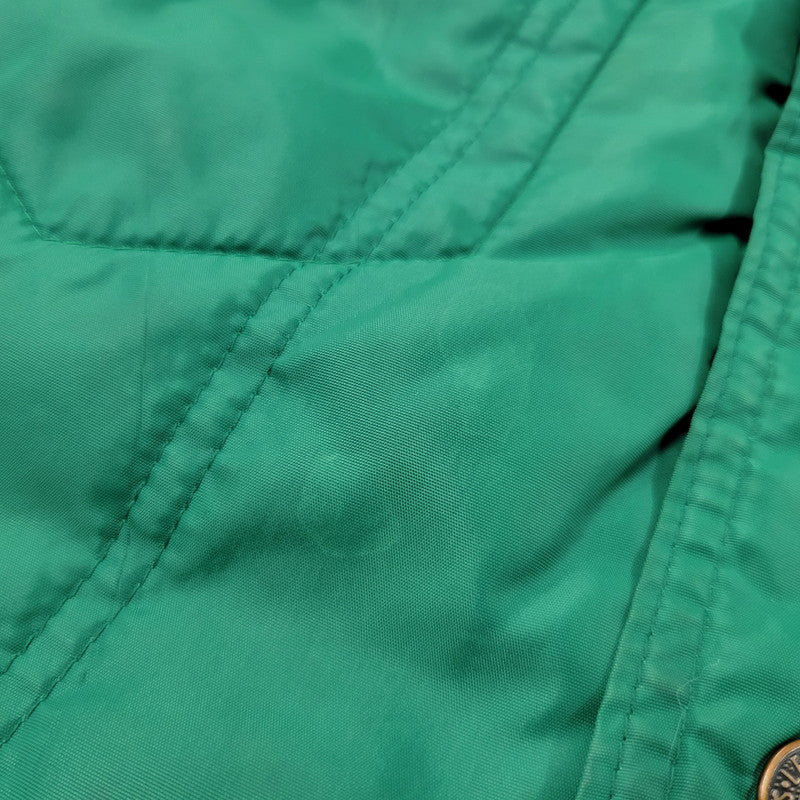 【現状渡し品】【メンズ】 Levi's リーバイス 白タブ USA製 NYLON VEST ナイロン ベスト 146-250730-rk-04-izu サイズ：L カラー：グリーン 万代Net店