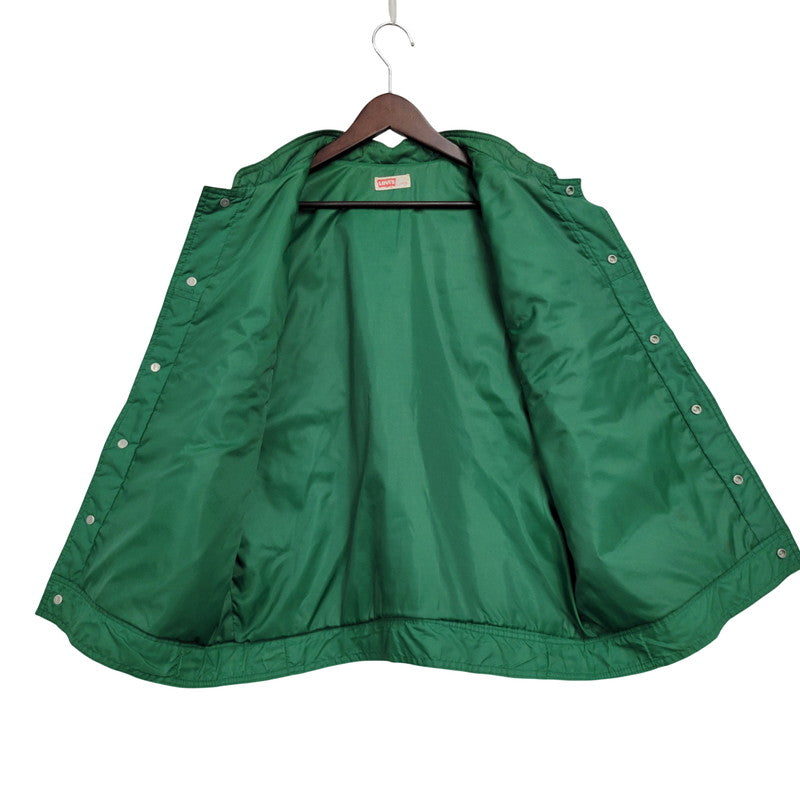 【現状渡し品】【メンズ】 Levi's リーバイス 白タブ USA製 NYLON VEST ナイロン ベスト 146-250730-rk-04-izu サイズ：L カラー：グリーン 万代Net店