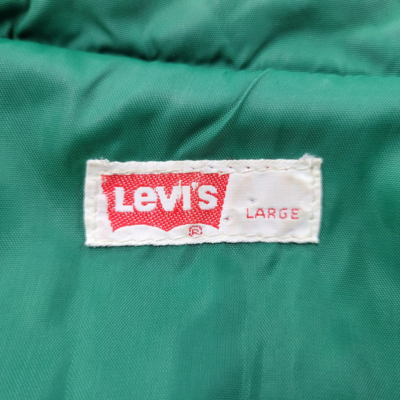【現状渡し品】【メンズ】 Levi's リーバイス 白タブ USA製 NYLON VEST ナイロン ベスト 146-250730-rk-04-izu サイズ：L カラー：グリーン 万代Net店