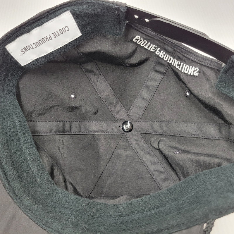 【中古品】【メンズ/レディース】 COOTIE PRODUCTIONS クーティープロダクションズ × JAKOB MORLEY ヤコブ モーリー SOUVENIR 5 PANEL CAP スーベニア 5パネル キャップ 帽子 185-250801-as-13-izu サイズ：FREE カラー：ブラック 万代Net店