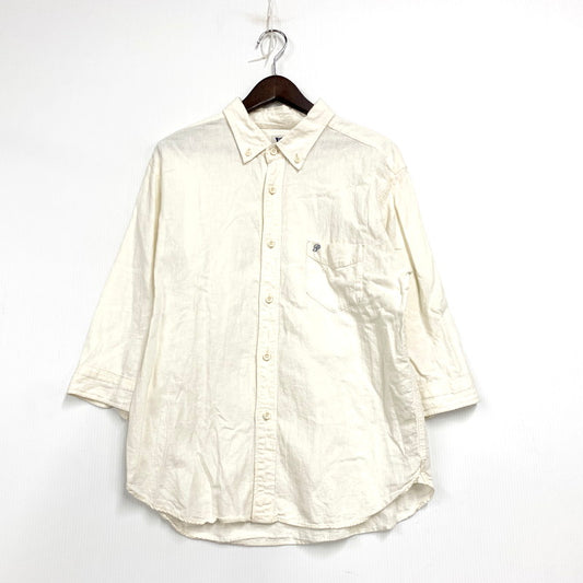 【中古品】【メンズ】 Pherrow's フェローズ FRENCH LINEN SHIRT P7BD1 フレンチ リネン シャツ トップス 145-250802-as-17-izu サイズ：16/XL カラー：ホワイト系 万代Net店