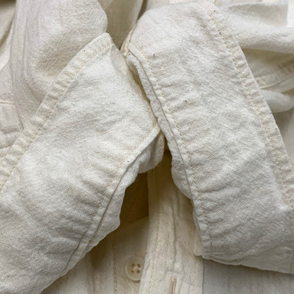 【中古品】【メンズ】 Pherrow's フェローズ FRENCH LINEN SHIRT P7BD1 フレンチ リネン シャツ トップス 145-250802-as-17-izu サイズ：16/XL カラー：ホワイト系 万代Net店