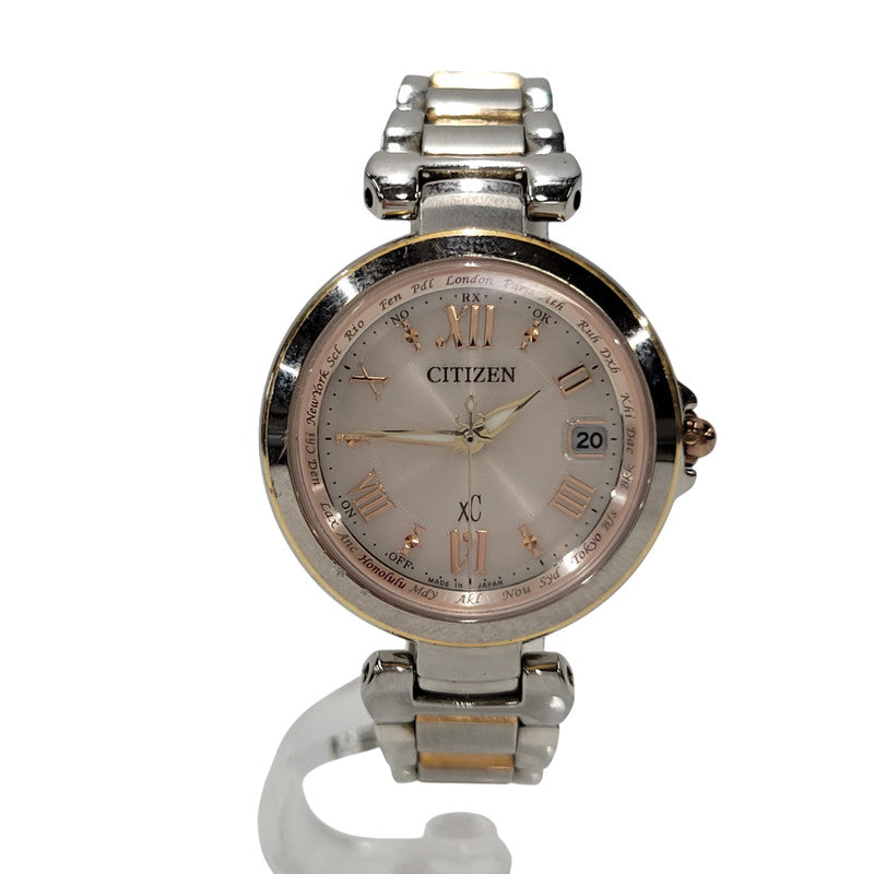 【中古品】【レディース】 CITIZEN XC シチズン クロスシー ECO DRIVE ANALOG WATCH H240-T019081 エコドライブ アナログ 腕時計 197-250801-as-12-izu カラー：シルバー 万代Net店