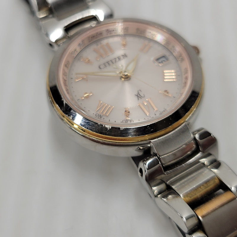 【中古品】【レディース】 CITIZEN XC シチズン クロスシー ECO DRIVE ANALOG WATCH H240-T019081 エコドライブ アナログ 腕時計 197-250801-as-12-izu カラー：シルバー 万代Net店